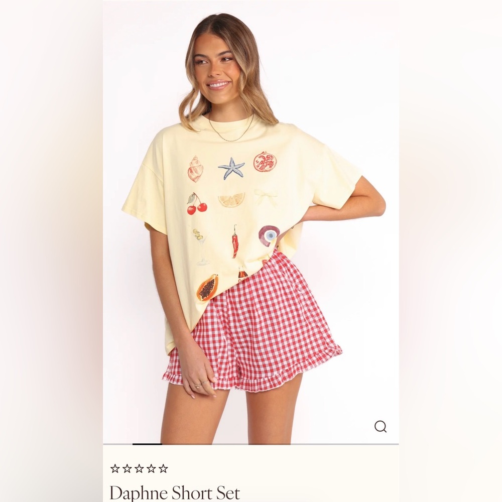 Petal & Pup Yellow Graphic Short Sleeve Tee
